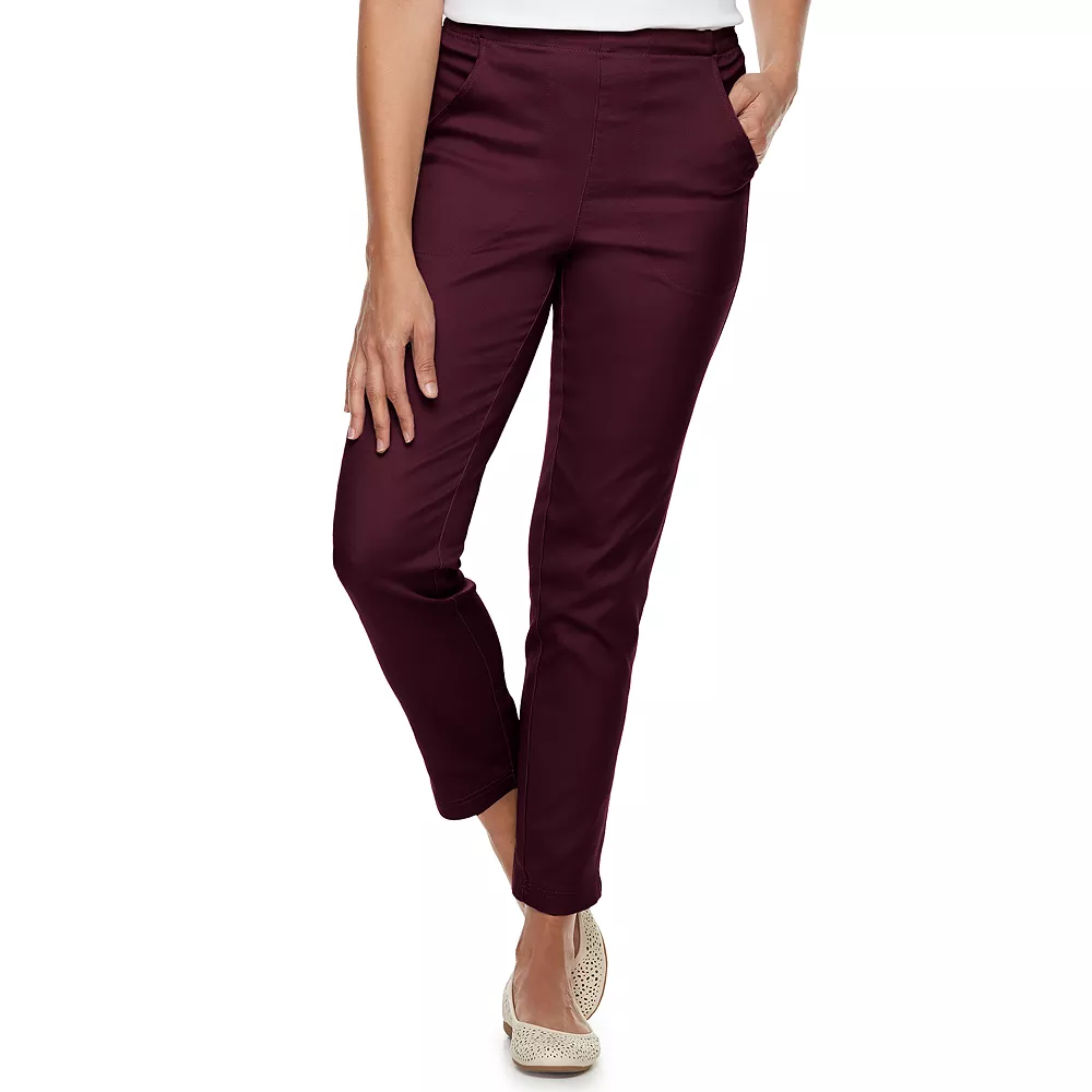 Women's Croft & Barrow® Classic Pull-On Straight Leg Pants - Image 8
