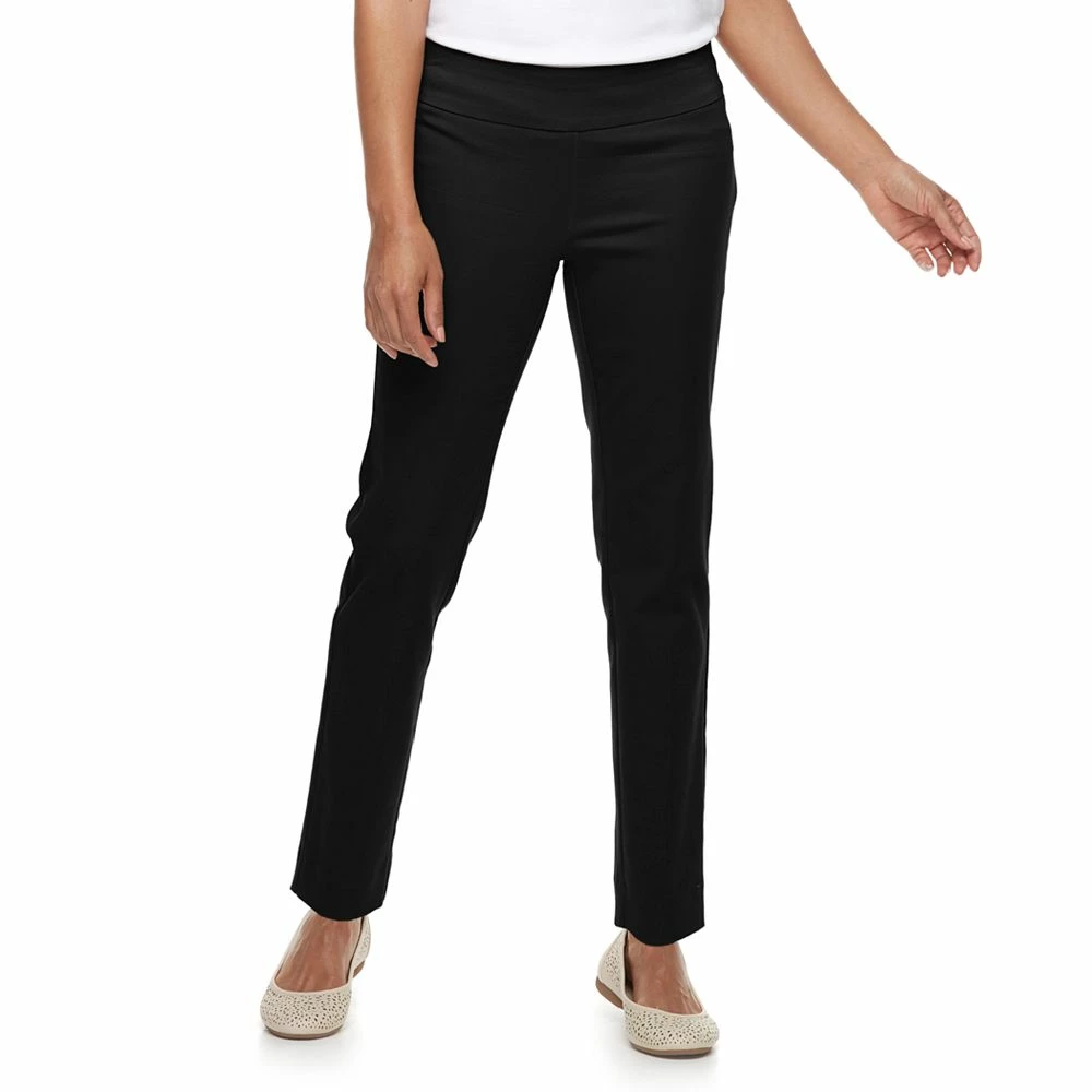 Petite Croft & Barrow® Effortless Stretch Pants - Image 11