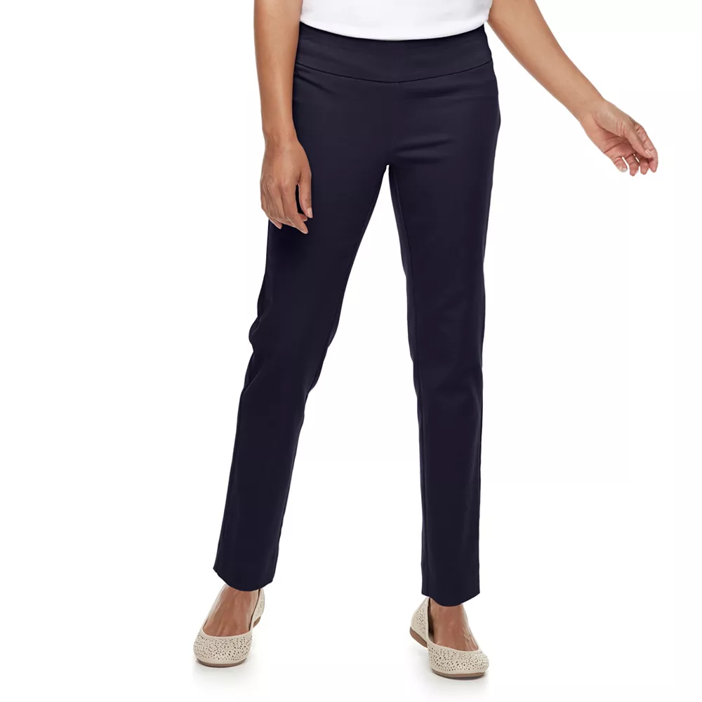 Petite Croft & Barrow® Effortless Stretch Pants - Image 2