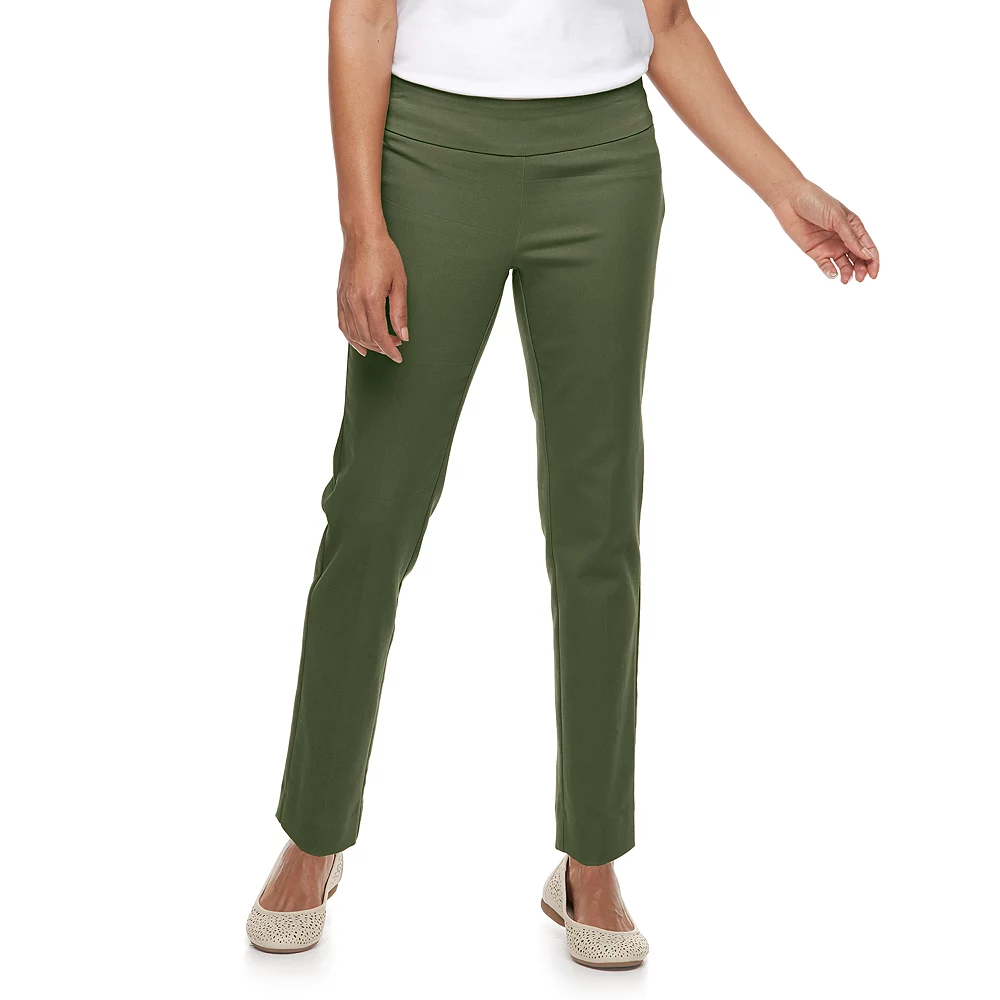 Petite Croft & Barrow® Effortless Stretch Pants - Image 6