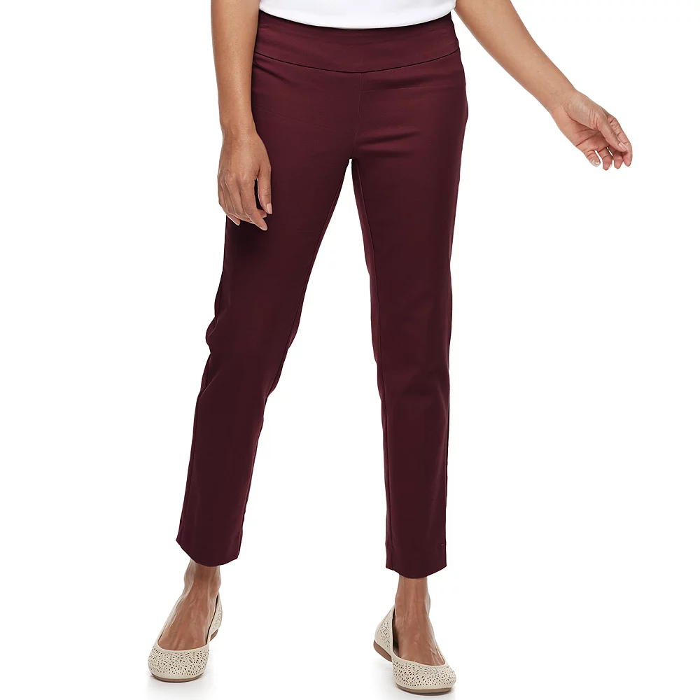 Petite Croft & Barrow® Effortless Stretch Pants - Image 19