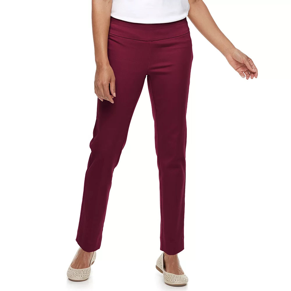 Petite Croft & Barrow® Effortless Stretch Pants - Image 15