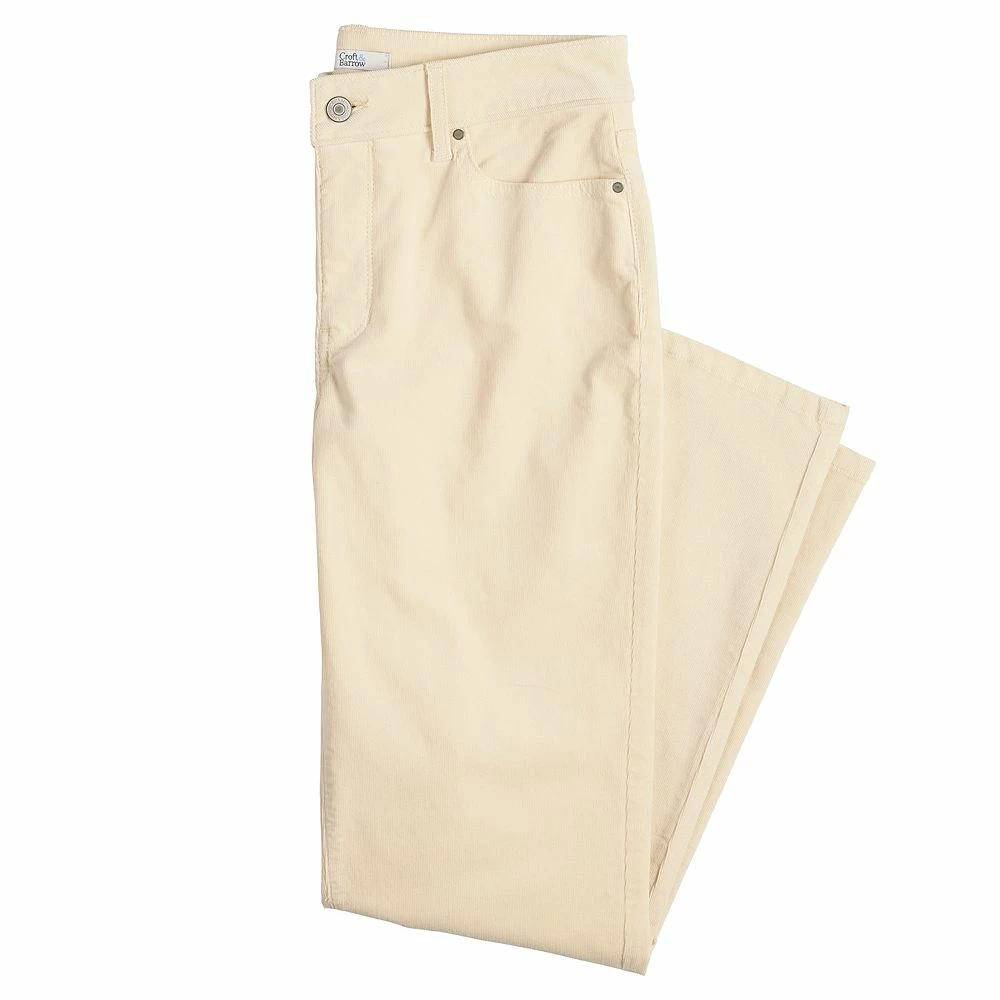 Women's Croft & Barrow® Straight-Leg Corduroy Pants - Image 22