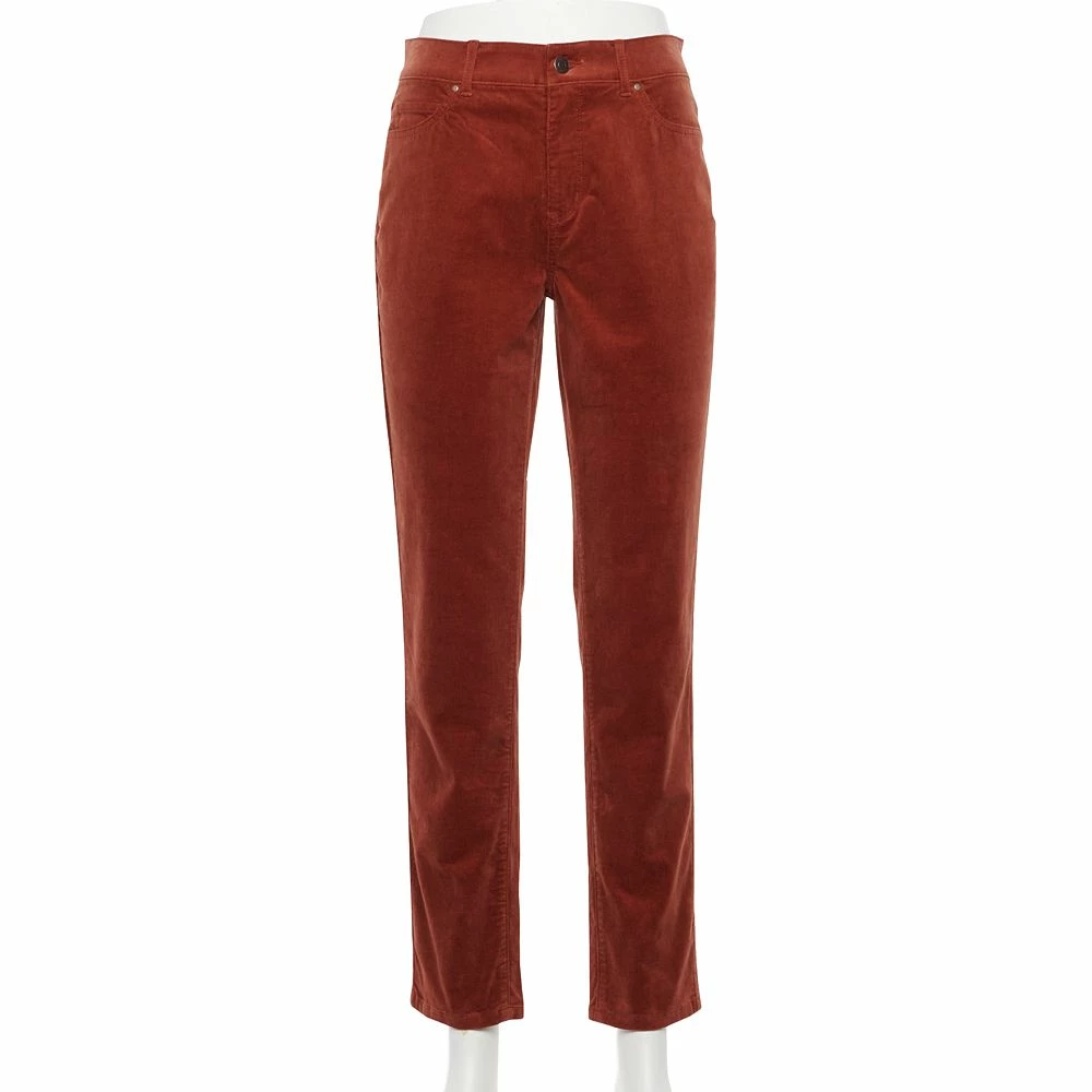 Women's Croft & Barrow® Straight-Leg Corduroy Pants - Image 10
