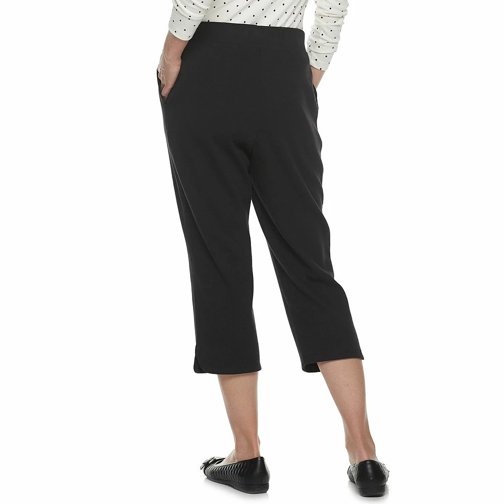 Women's Croft & Barrow® Easy Pull-On Knit Capri Pants - Image 10