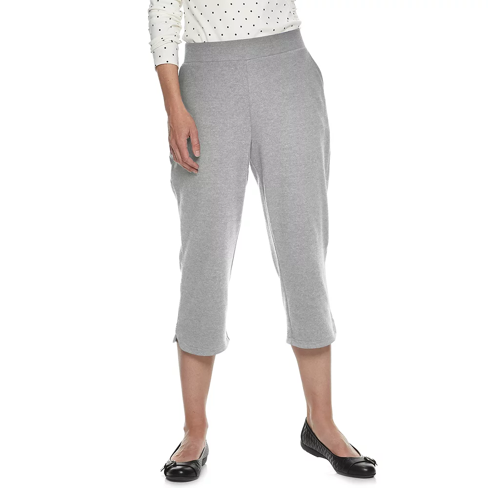 Women's Croft & Barrow® Easy Pull-On Knit Capri Pants - Image 3