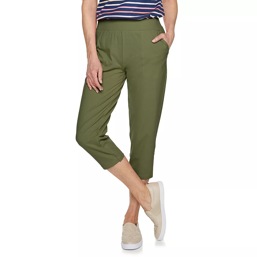 Women's Croft & Barrow® Easy Pull-On Knit Capri Pants - Image 7