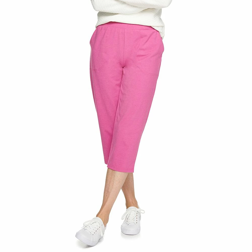 Women's Croft & Barrow® Easy Pull-On Knit Capri Pants - Image 2