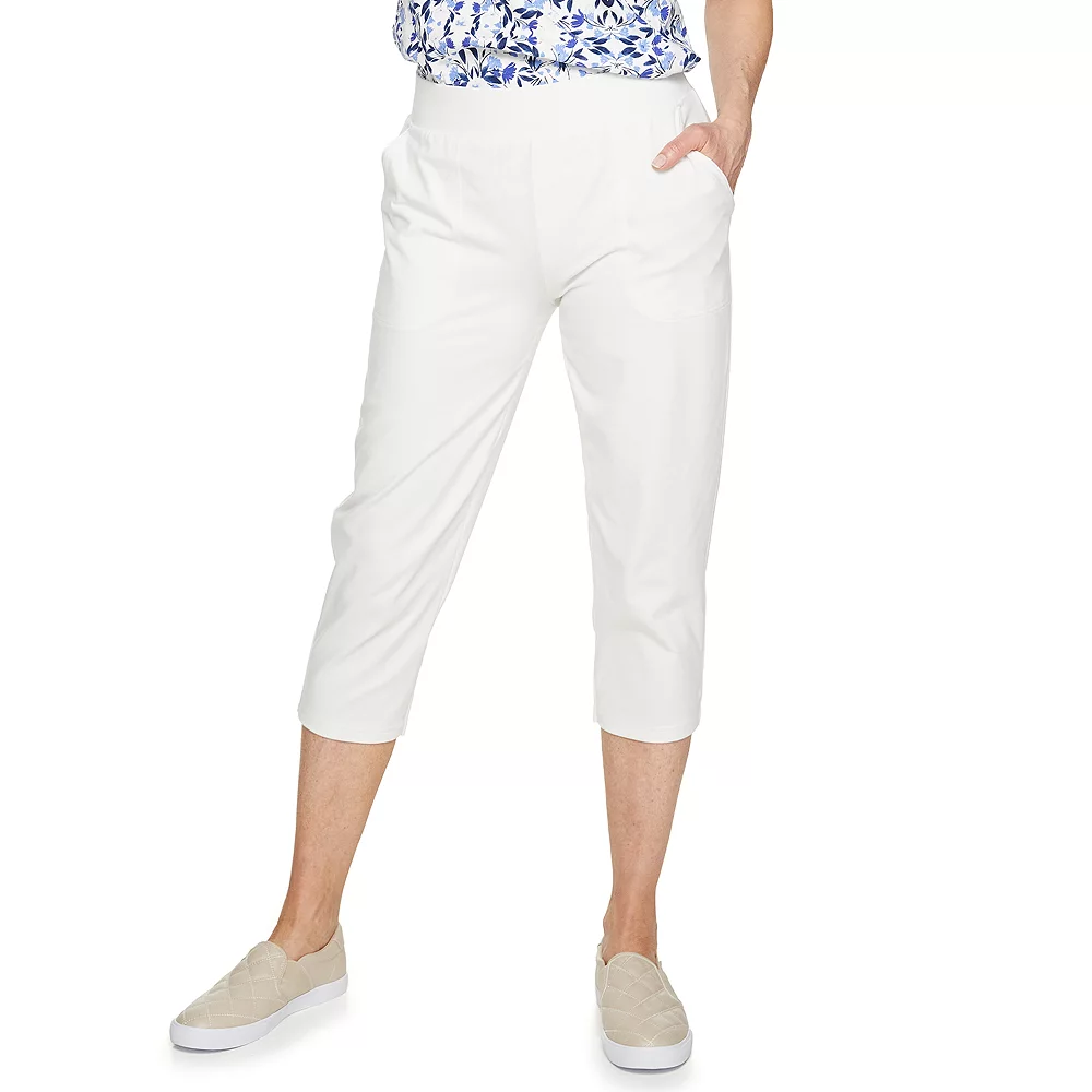Women's Croft & Barrow® Easy Pull-On Knit Capri Pants - Image 5