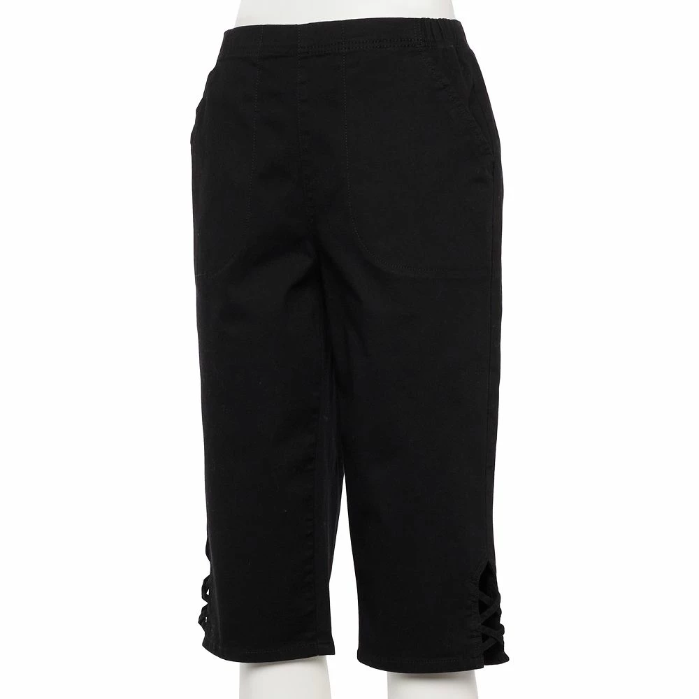 Women's Croft & Barrow® Embellished Hem Skimmer Jeans - Image 5