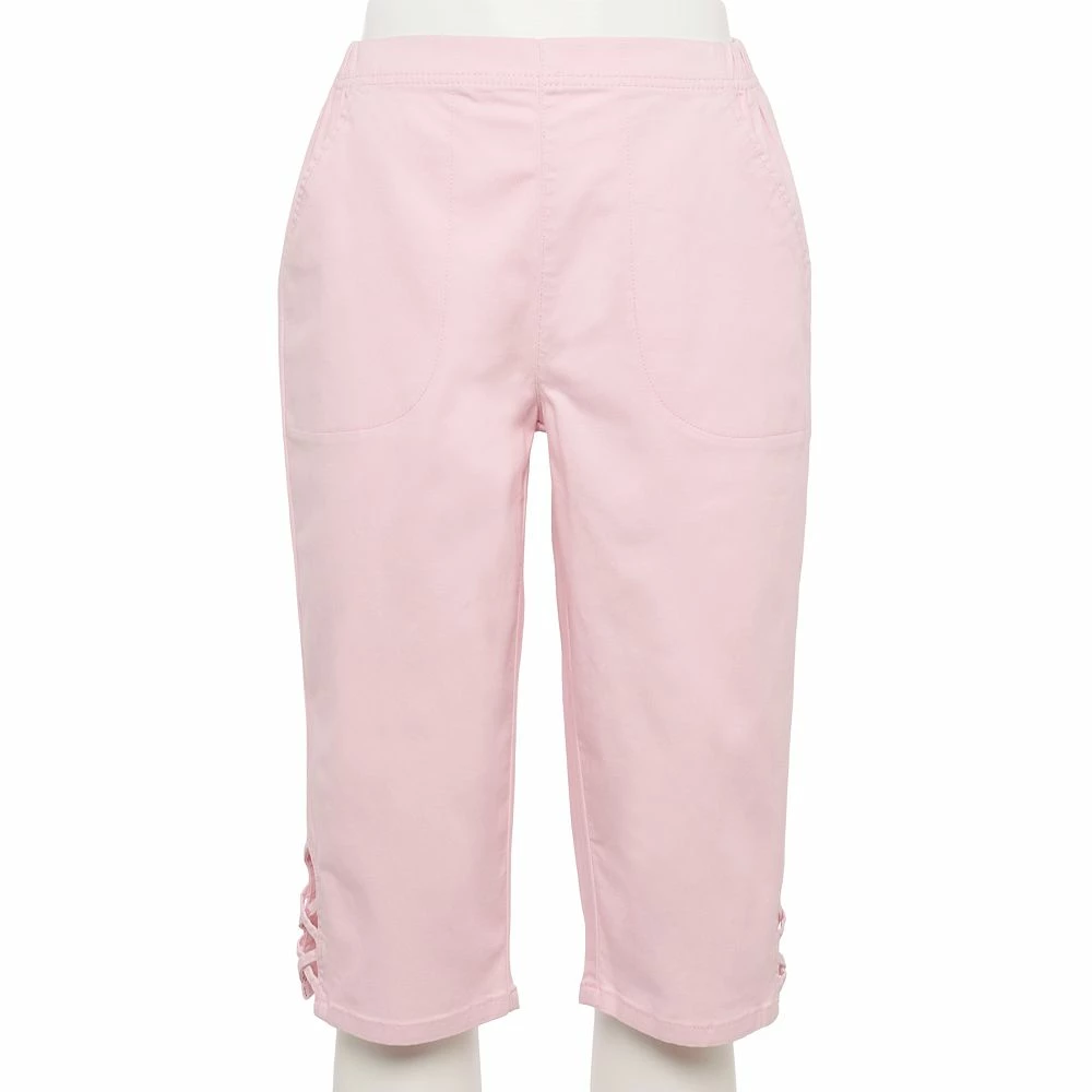 Women's Croft & Barrow® Embellished Hem Skimmer Jeans - Image 6