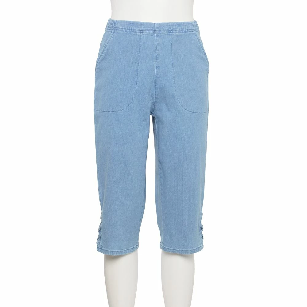 Women's Croft & Barrow® Embellished Hem Skimmer Jeans - Image 10