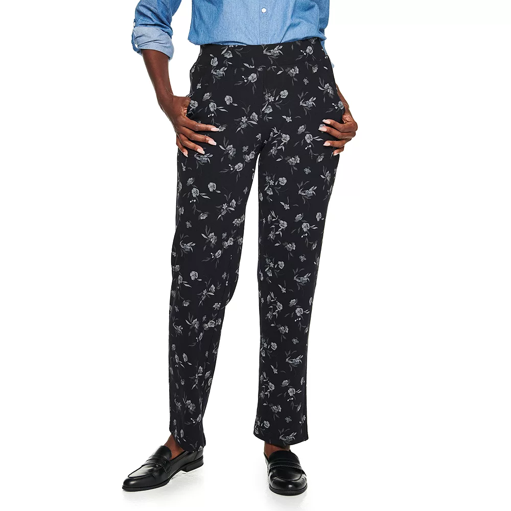 Women's Croft & Barrow® Easy Knit Straight-Leg Pants - Image 9