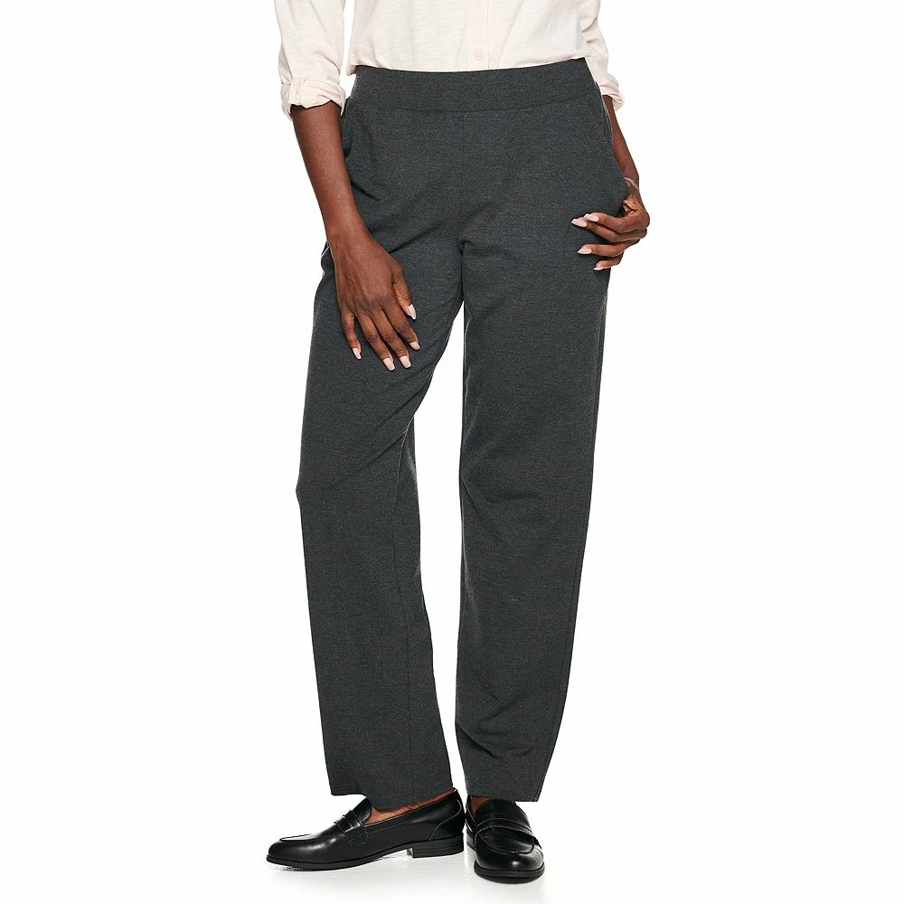 Women's Croft & Barrow® Easy Knit Straight-Leg Pants - Image 4