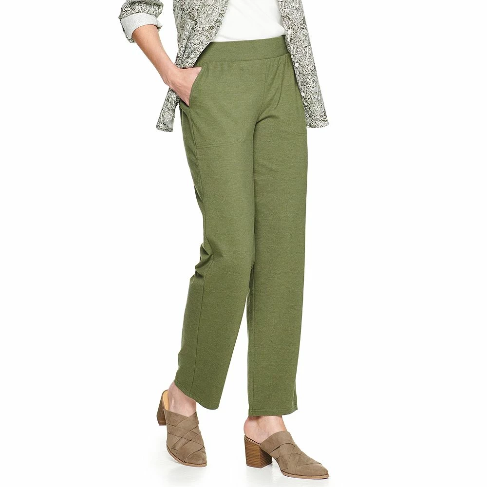 Women's Croft & Barrow® Easy Knit Straight-Leg Pants - Image 3