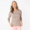 Women's Croft & Barrow® Boatneck Top