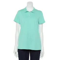 Women's Croft & Barrow® Essential Extra-Soft Polo Shirt