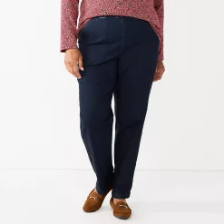 Plus Women's Croft & Barrow® Classic Pull-On Jeans