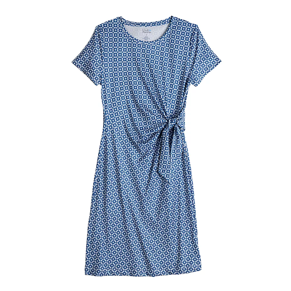 Women's Croft & Barrow® Classic Comfort Collection Tie-Waist Dress - Image 5