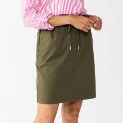 Women's Croft & Barrow® Utility Skirt