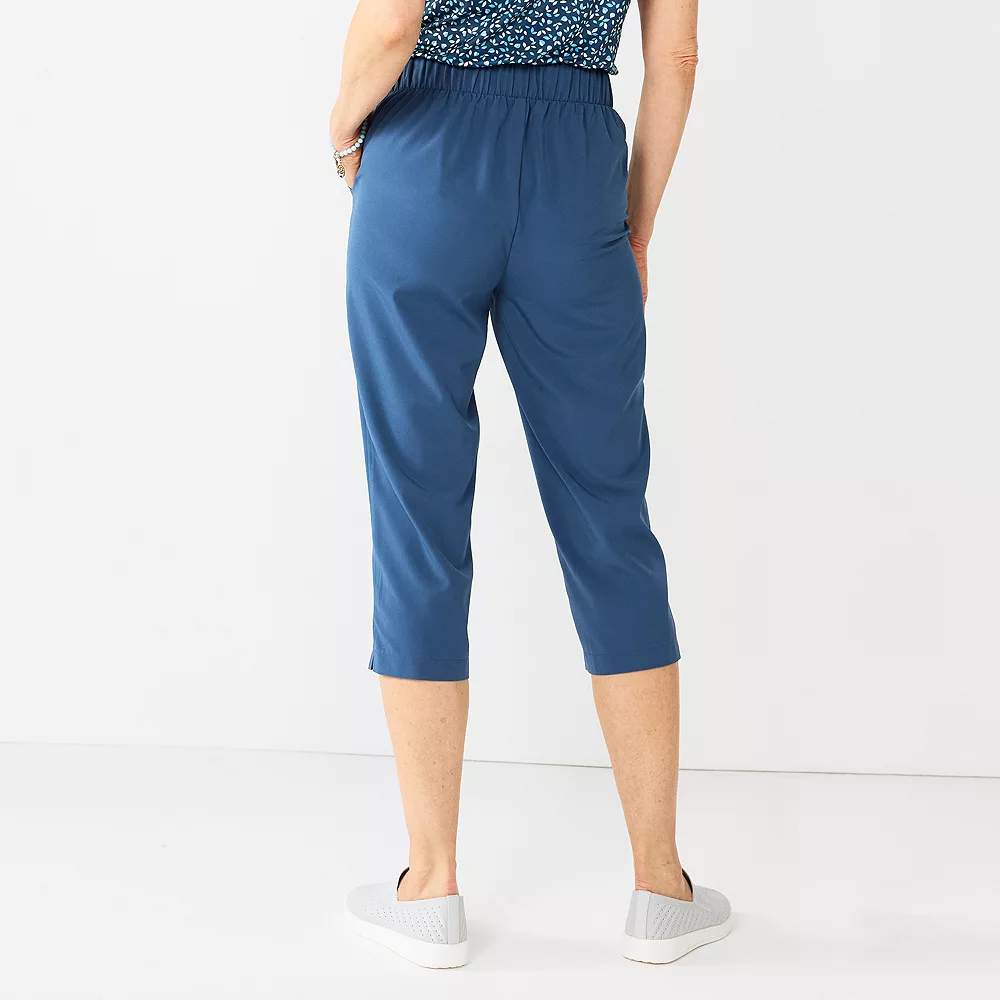 Women's Croft & Barrow® Classic Comfort Collection Capri Pants - Image 3