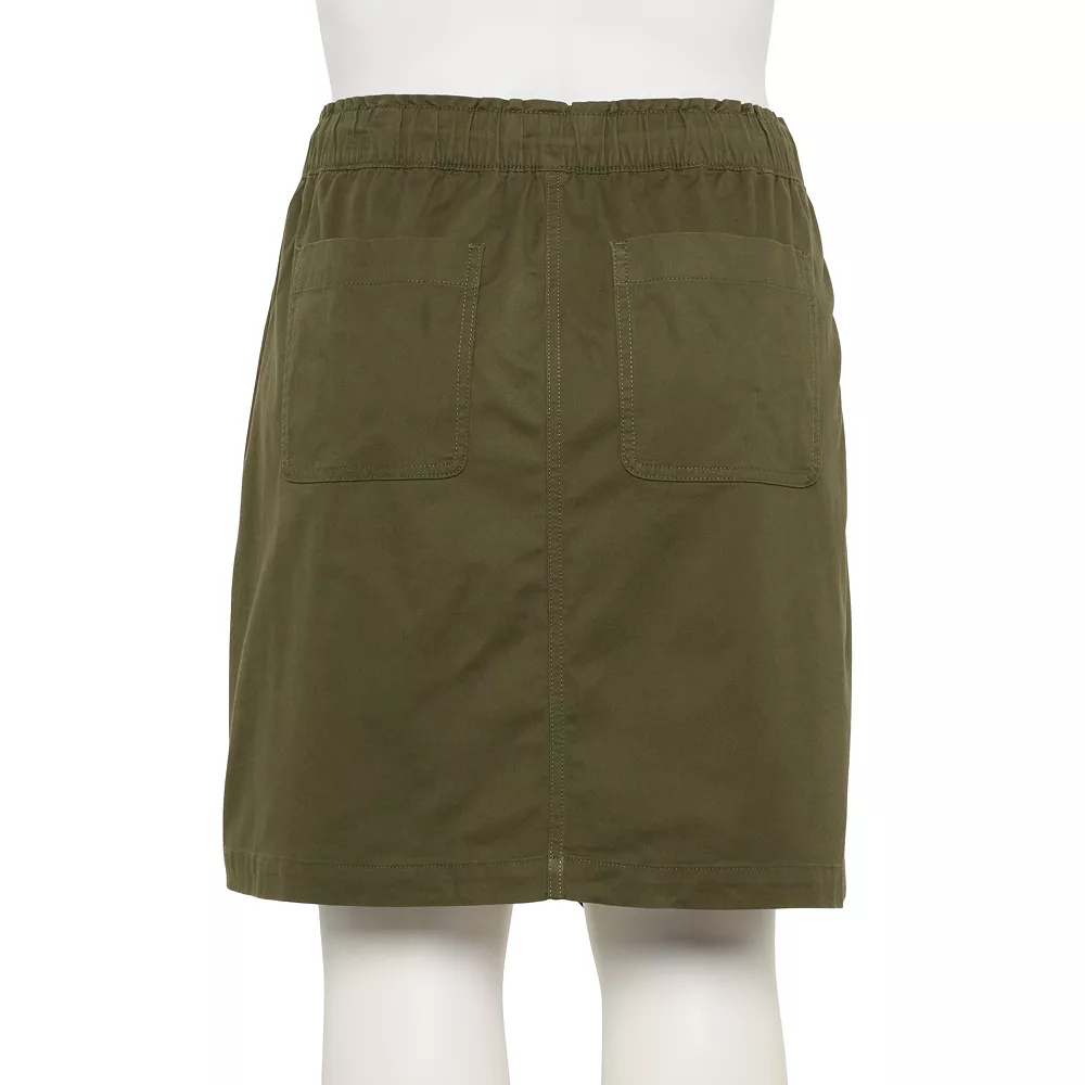Plus Size Croft & Barrow® Utility Skirt - Image 3