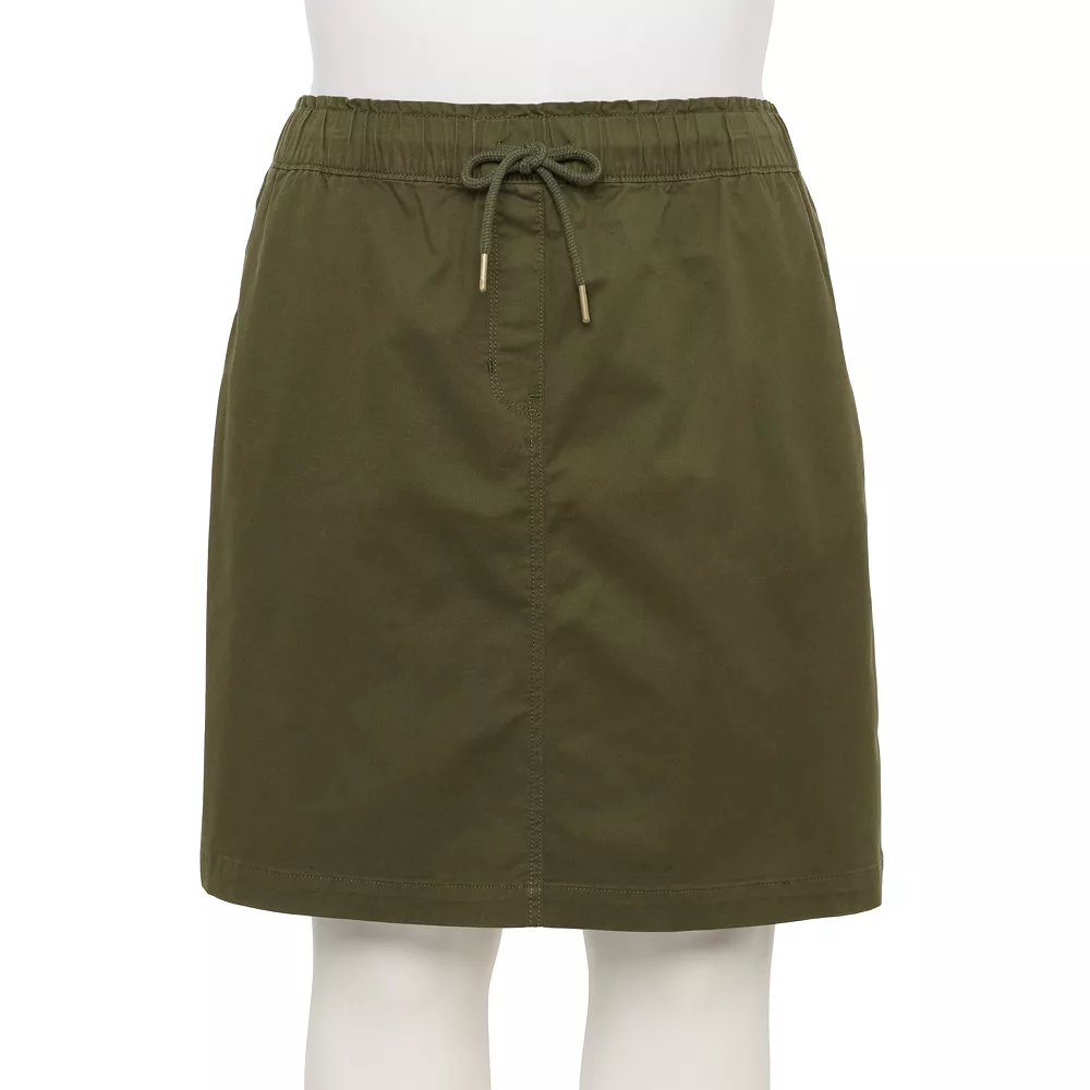 Plus Size Croft & Barrow® Utility Skirt - Image 2
