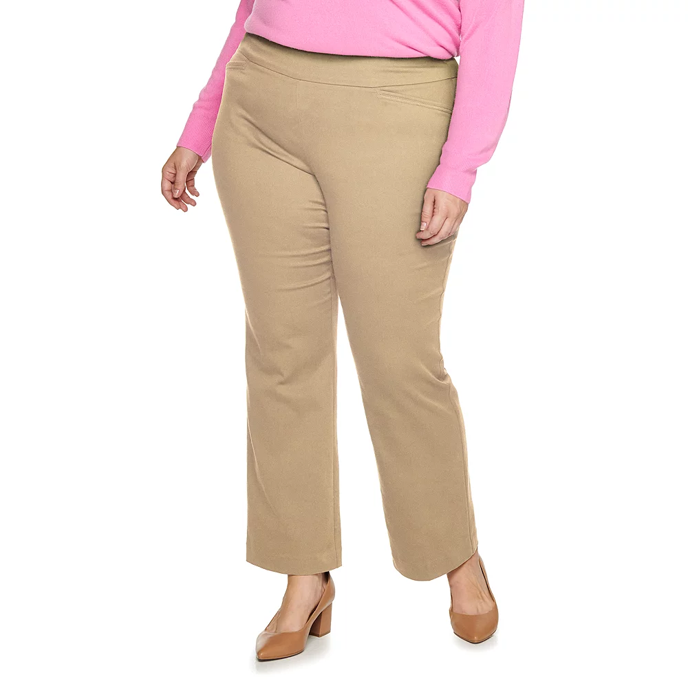 Plus Size Croft & Barrow® Effortless Stretch Bootcut Pants - Image 5