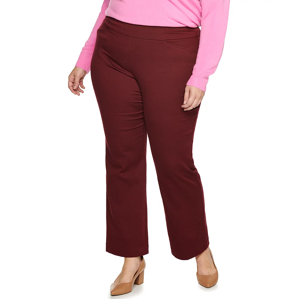 Plus Size Croft & Barrow® Effortless Stretch Bootcut Pants - Image 7