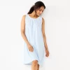 Women's Croft & Barrow® Sleeveless Cotton Nightgown